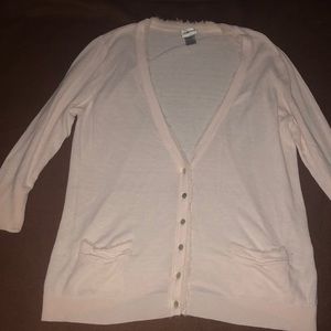 Chico’s feathered cardigan